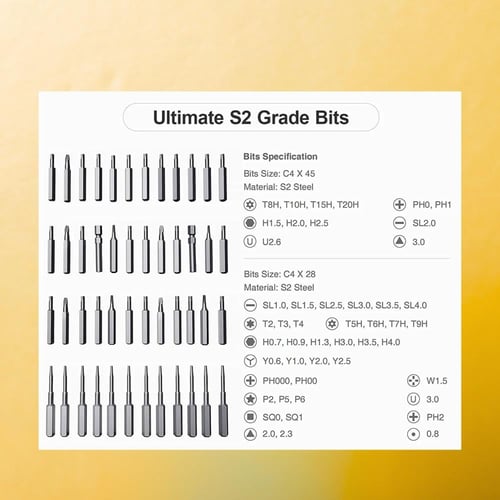 مجموعة عدة صيانة الجوالات براغي بطارية (62) قطعة