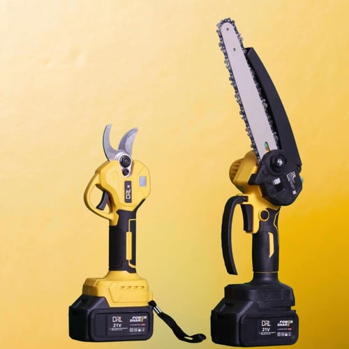 مجموعة المقص و المنشار مع العصاء