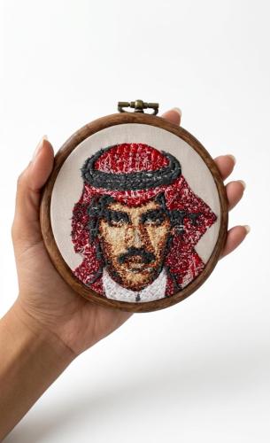 تطريز الصورة الشخصية ( بورتريه )