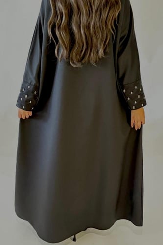 عباية كريستال رمادي