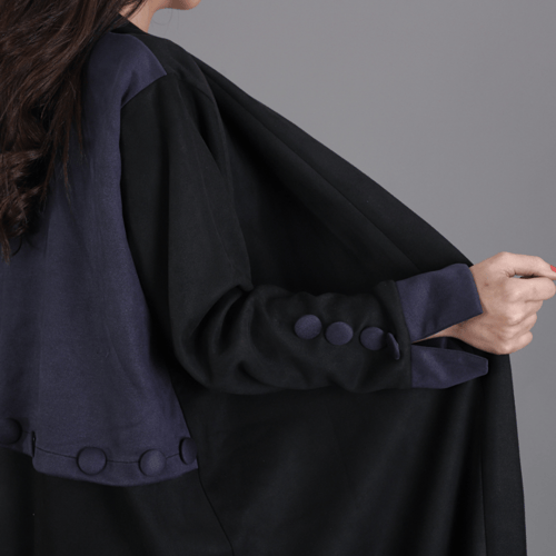 عباية شتوية شامواه بأزرار