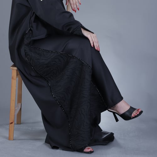 عباية كتان وجاكار هندي فاخر ع الجوانب