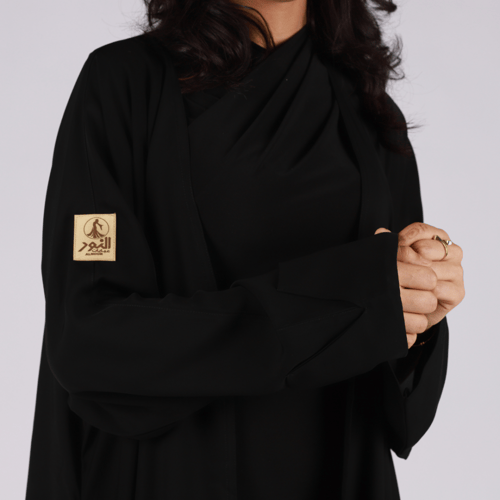 عباية لف بكسرات جانبية