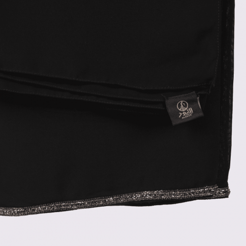 طرحة سوداء ليزر بطرف طولي من الكريستالات السوداء ا...