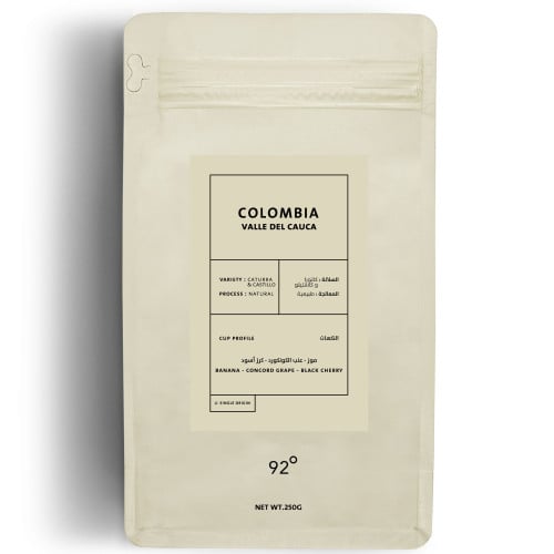 برو92 | كولومبيا فيلا ديل كاوكا طبيعية 250 جرام