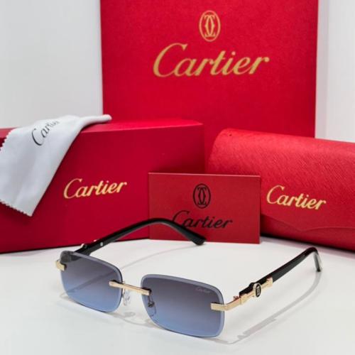 نظارة شمسية Cartier هاي كواليتي مع ملحقاتها