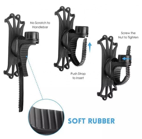 حامل جوال مطاطي 360 درجة متعدد الاستخدامات