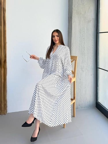 فستان موضة Polka Dots