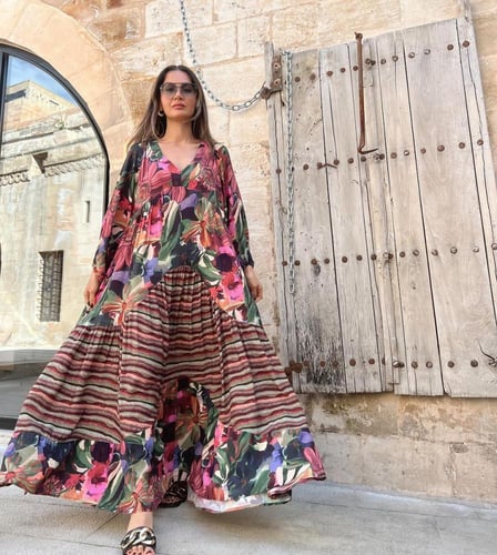 فستان قطن تركي