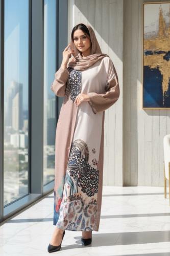 عباية لينن تركية فاخرة