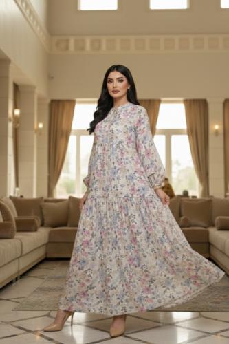 فستان قطن تركي راقي