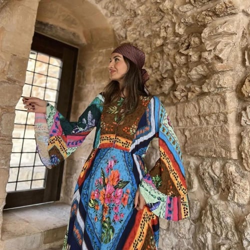 فستان قطن تركي متميز