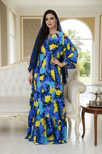 فستان قطن تركي جذاب