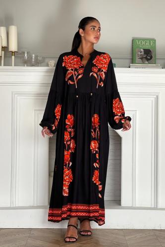 فستان قطن تركي ناعم