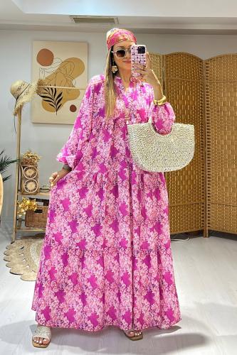 فستان قطن تركي جذاب