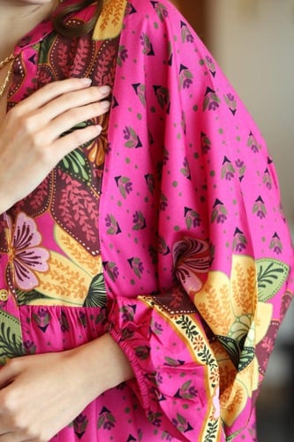 فستان قطن تركي جذاب