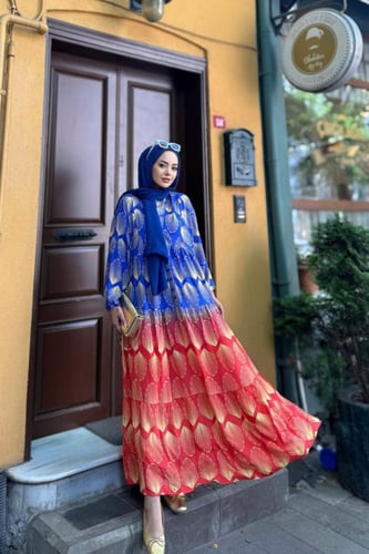 فستان قطن تركي ناعم