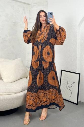 فستان قطن تركي جذاب