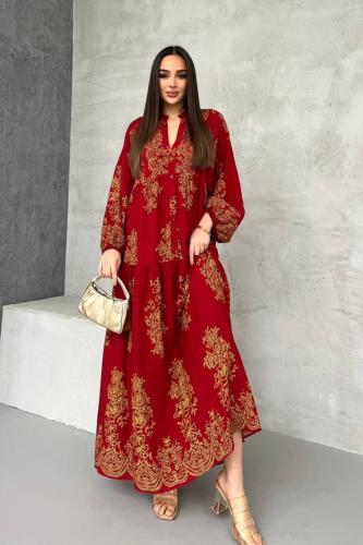 فستان قطن تركي ناعم