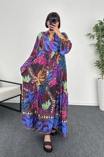 فستان قطن تركي متميز