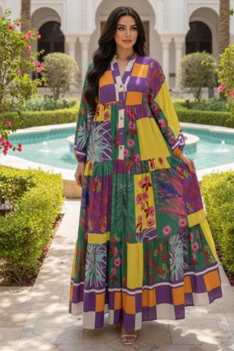 فستان بتصميم عصري