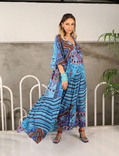 فستان قطن تركي