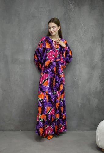 فستان قطن تركي جذاب