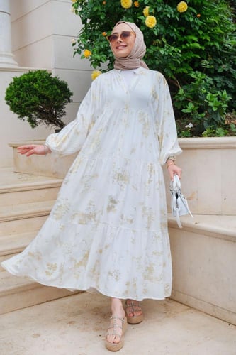 فستان قطن تركي جذاب