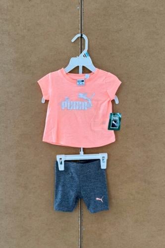 طقم بوما قطعتين زهري