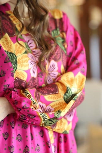 فستان قطن تركي جذاب