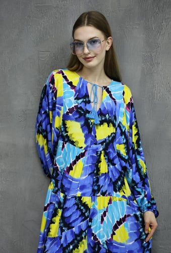 فستان قطن تركي جذاب