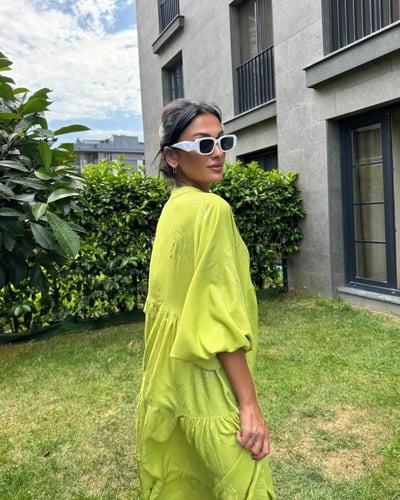 فستان قطن تركي جذاب