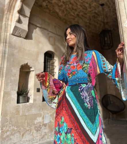 فستان قطن تركي متميز