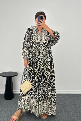 فستان قطن تركي جذاب