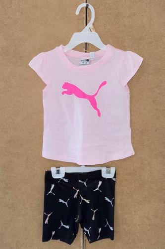 طقم بوما قطعتين زهري