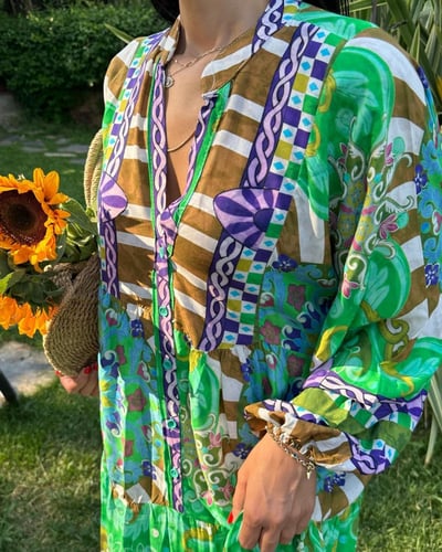 فساتين طويلة مصنوعة بأجود الأقمشة القطنية الباردة...