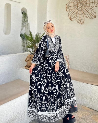 فساتين طويلة مصنوعة بأجود الأقمشة القطنية الباردة...