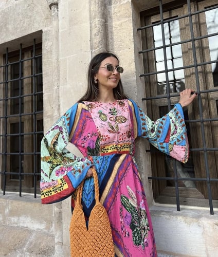 فستان قطن تركي ناعم