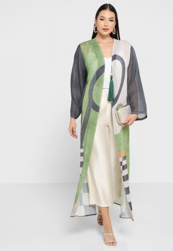 عباية راقية بألوان هادئة صناعة وقماش تركي