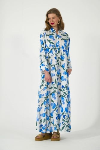 فستان بتصميم قميص