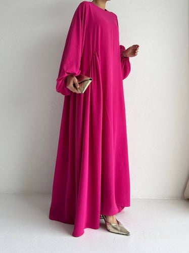 من مجموعة باربي الجديدة فستان طويل قطن بستايل جديد