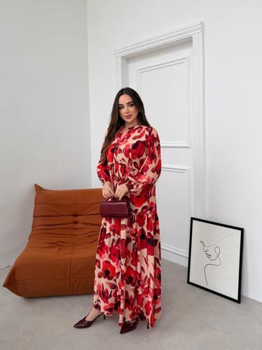 فستان قطن تركي ناعم