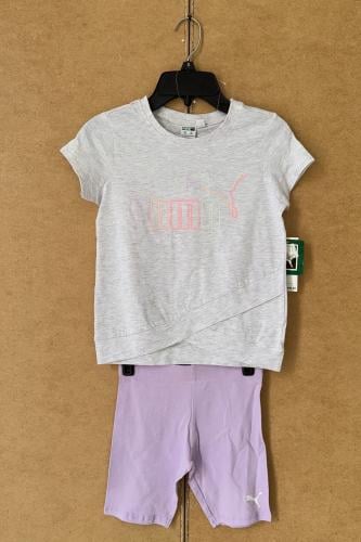 طقم بوما قطعتين زهري