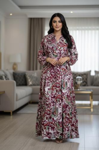 فستان قطن ايطالي مميز