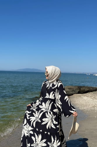 فستان قطن تركي جذاب