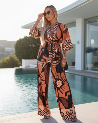 الطقم ذا الألوان الصيفية