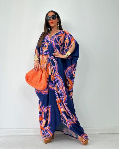 فستان قطن تركي مفرفش