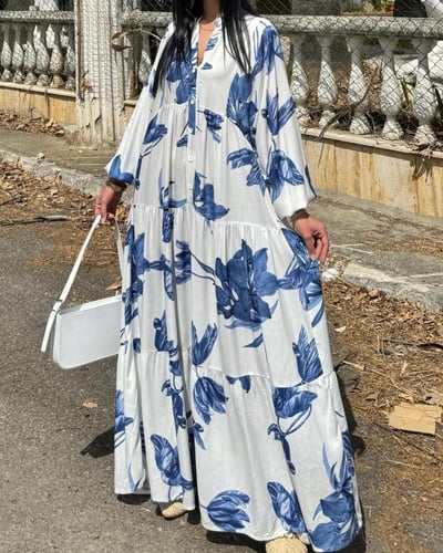 فستان قطن ديزاين زارا