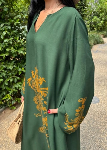 فستان قطن تركي جذاب