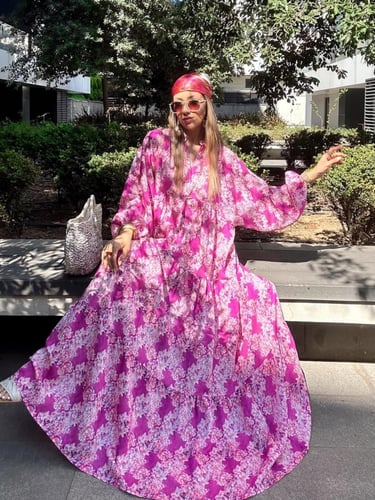 فستان قطن تركي جذاب